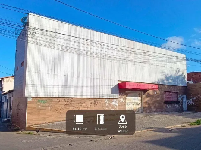 Ponto para alugar, 61 m² por R$ 7.052,83/mês - Prefeito José Walter - Fortaleza/CE