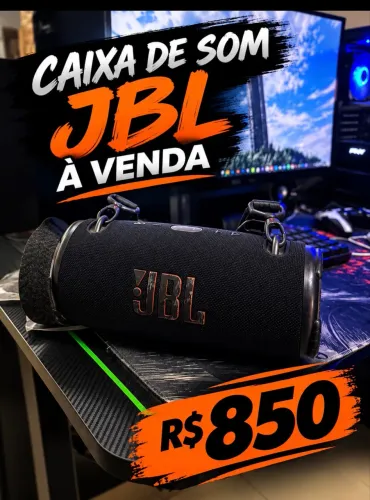 Jbl, Xtreme 3 50w, Bluetooth, À Prova D'água, Preta