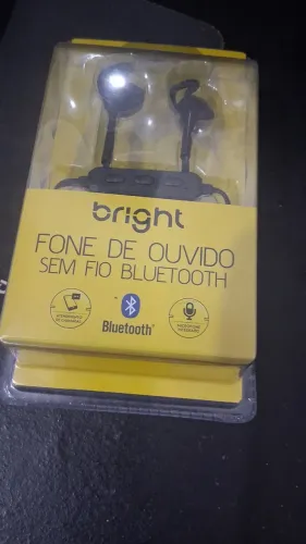 Fone de ouvido sem fio bluetooth (Bright)