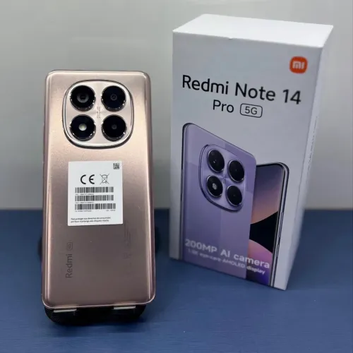 Note 14 Pro 5G Dourado Versão Global 256/08 Lacrado Entregamos