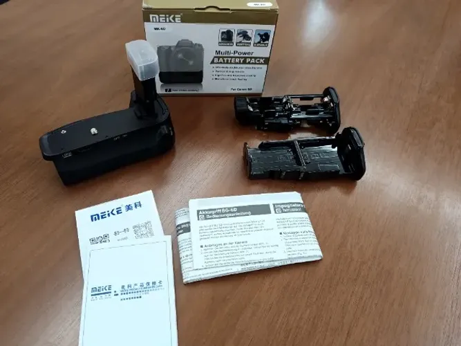 Battery Grip Para Canon Eos 6D Meike Mk-6d Profissional