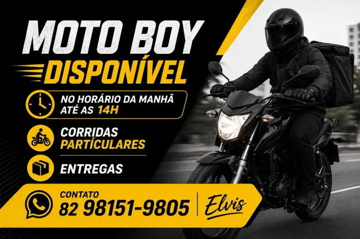 Motoboy disponível