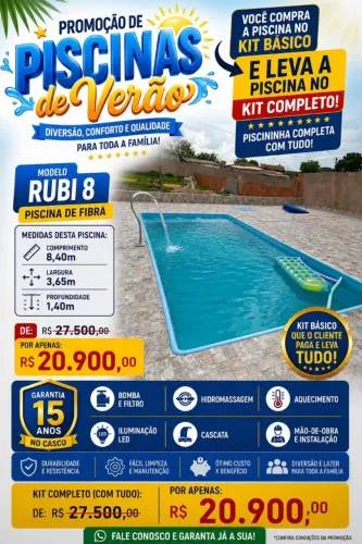 Liquidação Piscinas Completas