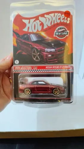HOT WHEELS RLC NISSAN SKYLINE GT-R BNR34 NOVA NA CARTELA