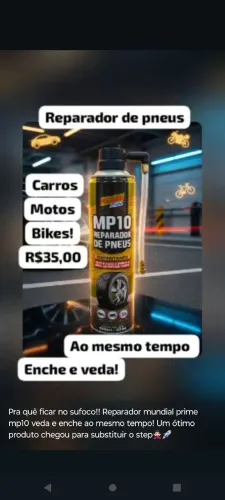 Reparador de pneus mundial prime