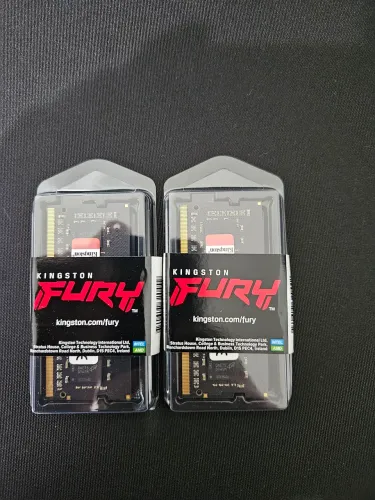 Memória RAM notebook Kingston Fury Impact DDR4 3200 Mhz CL20 16GB (2x8GB)