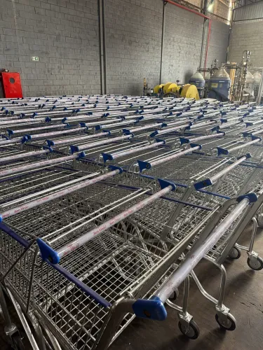 Carrinho de Supermercado 200L Reforçado - Pronta Entrega