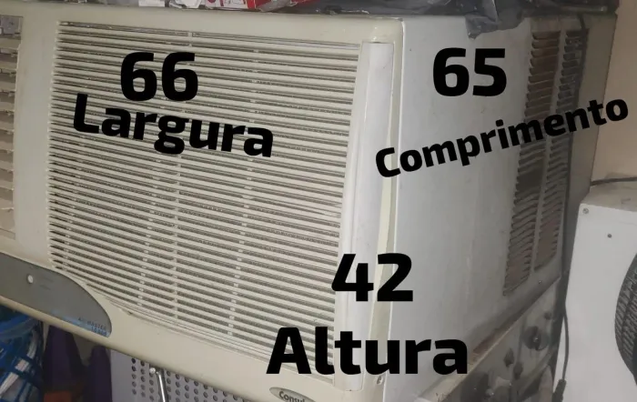Ar condicionado 10 mil BTUs, valor 300