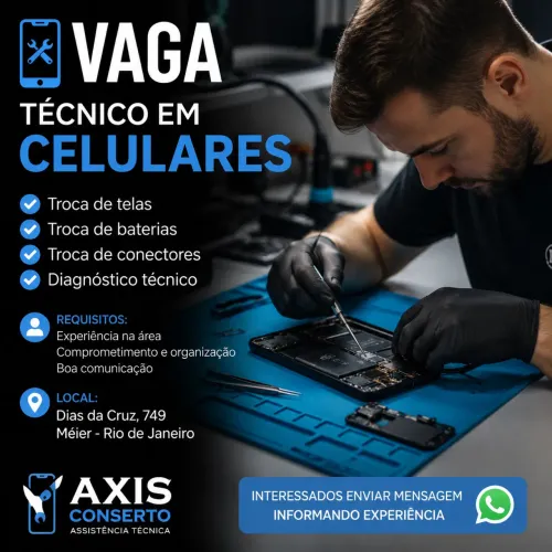 Técnico em Manutenção de Celulares - Assistência Técnica