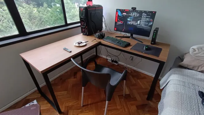 Mesa em L sob medida