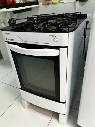 Fogão Esmaltec 4 Bocas com Mesa de Vidro !