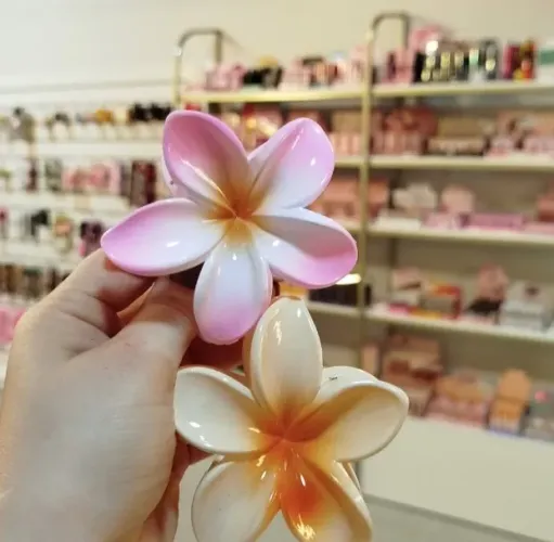 Piranha de cabelo - flor