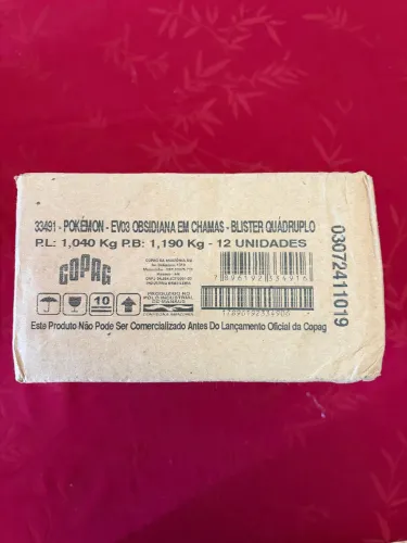 Case de Blister Quádruplo - Obsidiana em Chamas - Pokémon TCG