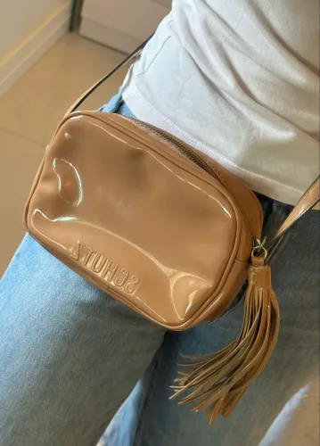 Bolsa nude/ bege da schultz