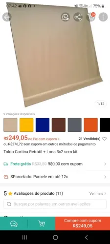 Tondo sem o kite