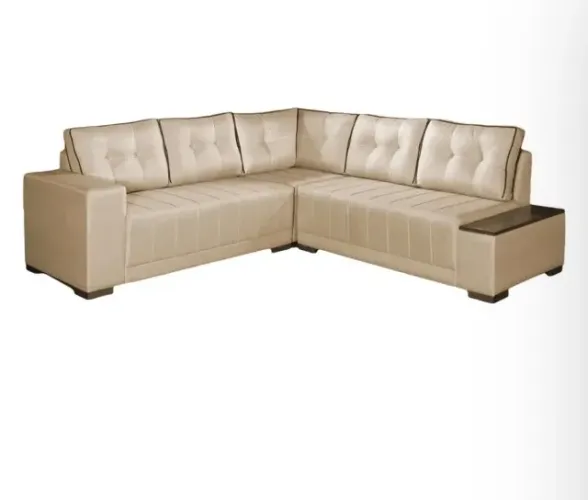 Sofá de Canto Imperial 7 Lugares 236x236cm em Linho