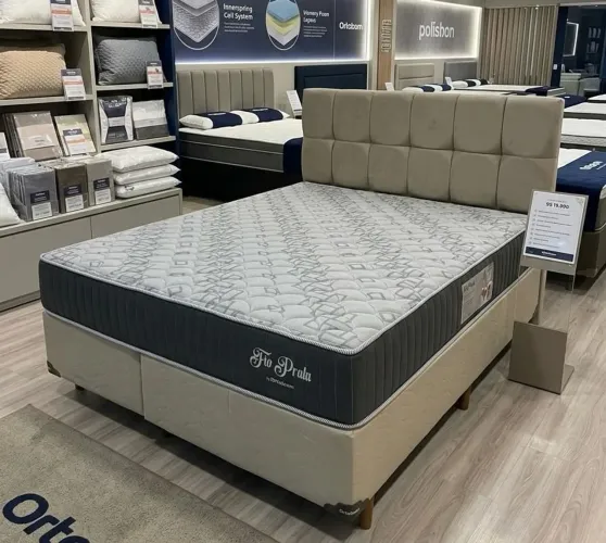 CAMA QUEEN DE MOLAS ENSACADAS PROMOÇÃO