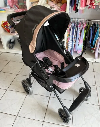 CARRINHO GALZERNO ROSA SEMI NOVO
