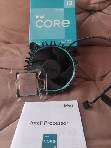 Processador Intel Core i3-12100F LGA1700 - Completo na Caixa com Cooler Original