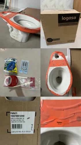 Kit completo vaso c/ caixa logasa