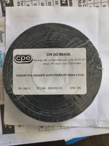 Fita isolante alta fusão