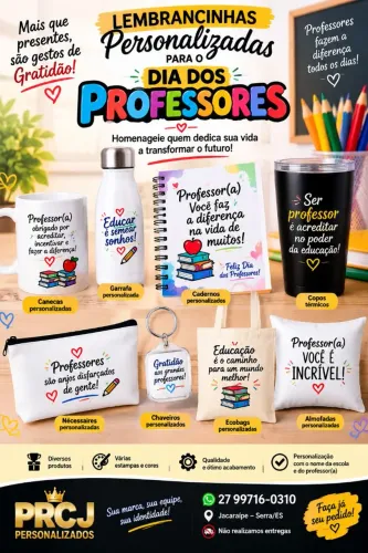 Personalizados dia dos professores