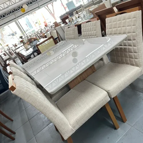 Mesa retangular madeira
