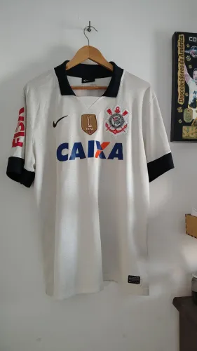 Camisa Corinthians 2013 - Original - Tamanho GG - Com Patch do Mundial 2012