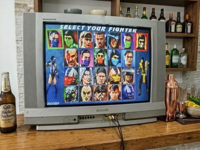 TV de Tubo Panasonic 29" - A Experiência Definitiva para Retrogames!