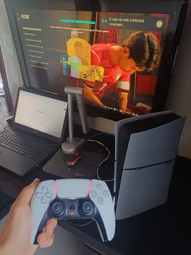 PlayStation 5 caixa aberta, digital