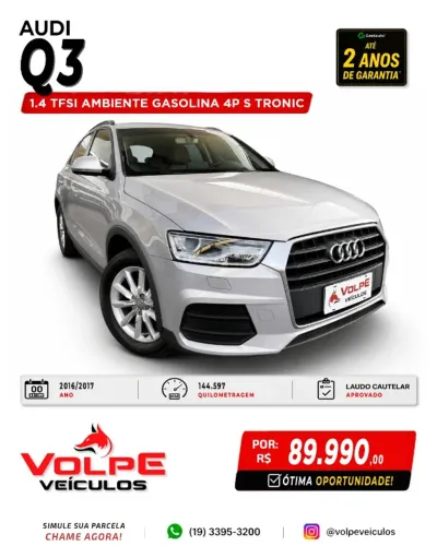 Audi Q3 1.4 TFSI/TFSI Flex S-tronic 5P 2017