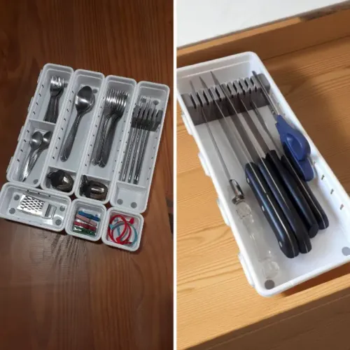 Kit Organizador De Gaveta Talheres e Facas Cozinha - NOVO + FRETE GRÁTIS