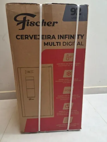 Cervejeira Fischer Infinity Multi 92L, Painel Touch Digital, Nova e Lacrada, 220v