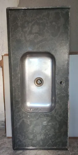 Pia Ardósia Com Cuba 