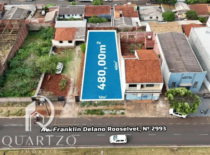 Terreno a venda na Avenida FRANKLIN DELANO ROSEVELT - Maringá/PR