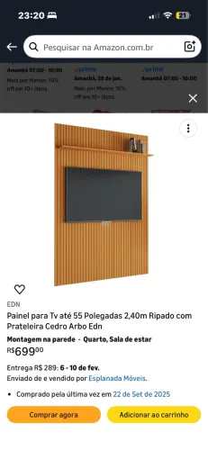 Painel TV madeira Perfeito estado