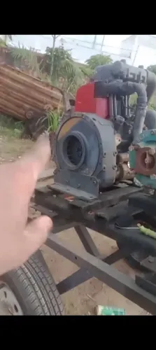 Motor agrale 27hp,dois cilindros com bomba 3estagios, 3pol, irrigação, bomba alta pressão 