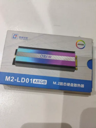 Dissipador Argb para SSD Nvme - Completo com Thermalpads