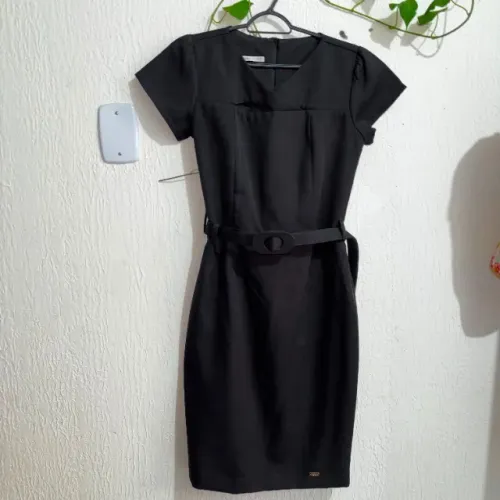 vestido midi preto - ópera fashion