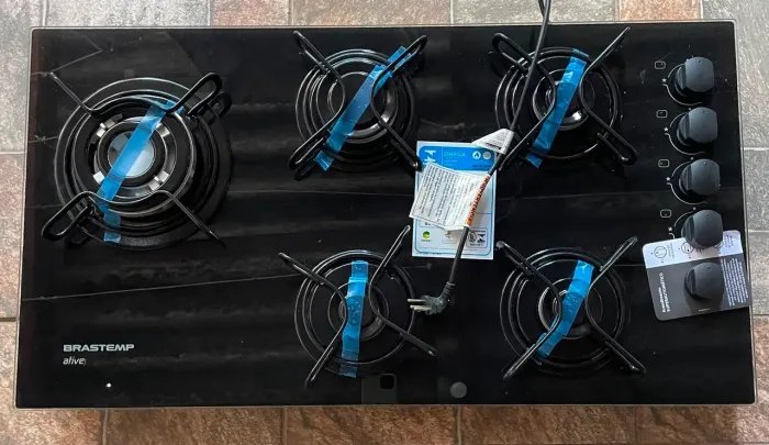 COOKTOP BRASTEMP 5 boca está novo e na caixa fechado 