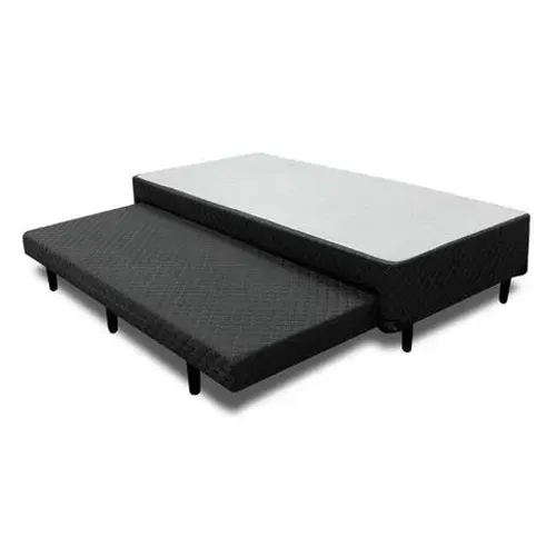 CAMA BOX BASE COM AUXILIAR CASAL PROMOÇÃO 