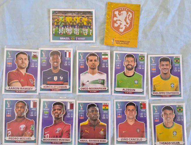 Figurinhas Border White Copa Qatar 2022 - Made in Italia
