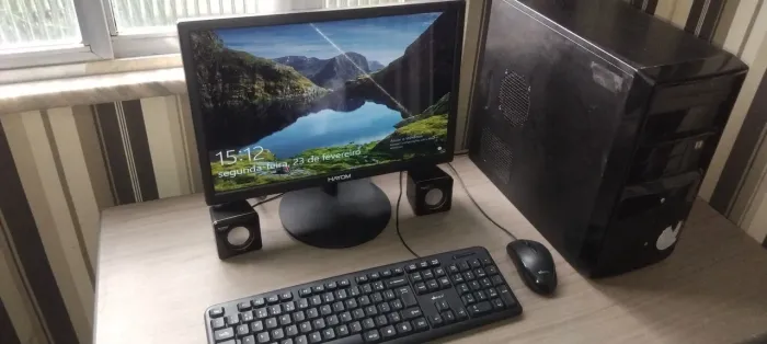 Computador phenom II X4 965 12gb ssd 250gb fonte 500w 80 plus bronze Placa Afox A780S-MA3 