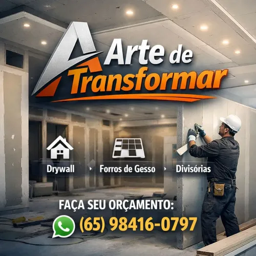 Forro e paredes de gesso acartonado (drywall)