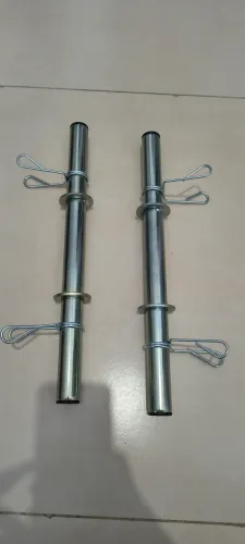 Par de halteres/barras ocas 40cm com presilhas