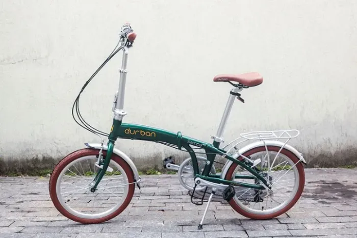 Bicicleta Durban Sampa Pro alumínio dobrável em estado de OKM