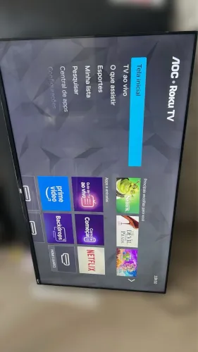 TV AOC 50 polegadas 4K SmartTV funcionando perfeitamente! Com garantia! Entrega grátis!