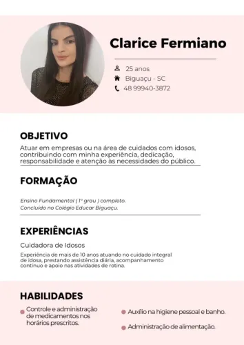 Cuidadora de idosos