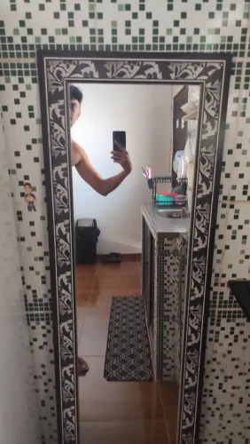 Espelho caseiro