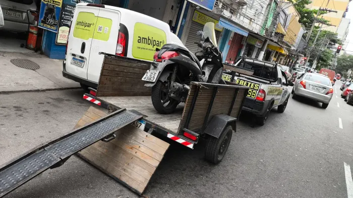 Reboque de moto elétrica scooter elétrica mudanças